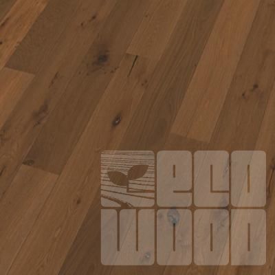 Паркетная доска Дуб пропаренный браш 8813