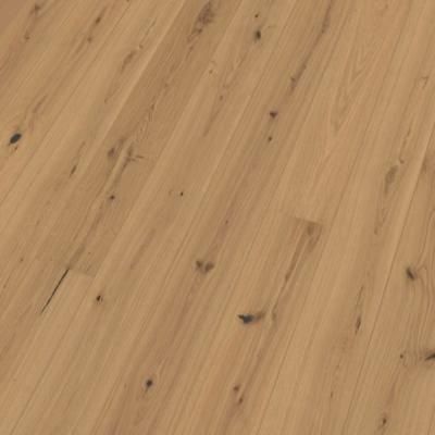 Паркетная доска Дуб чистый слабозакопченый браш 8814