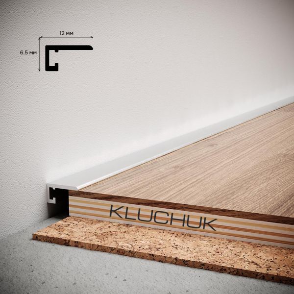 Плинтус алюминиевый "Антиплинтус" анод NМ10 