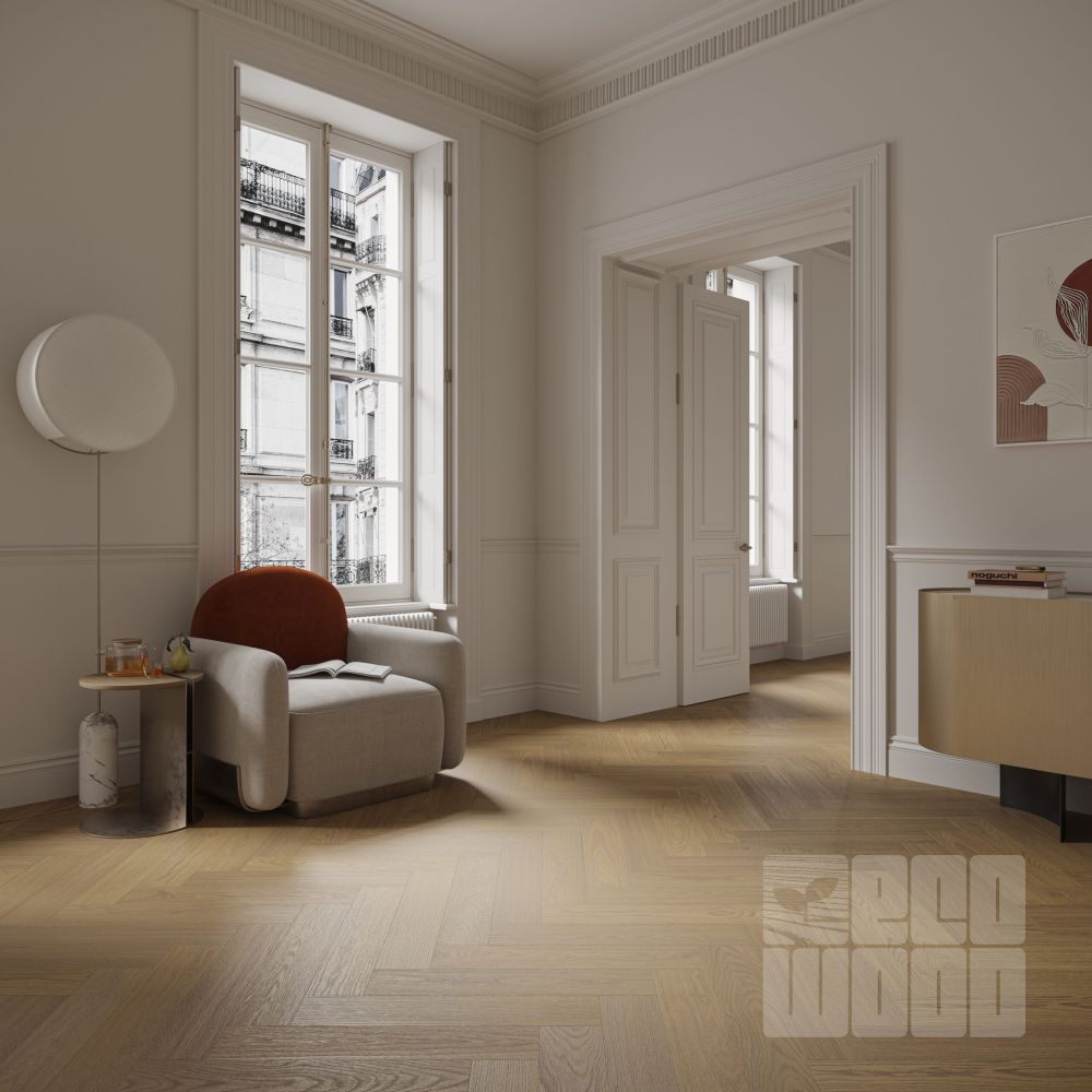 Barlinek Next Step Antic Oak Шеврон Замковый SPC с подложкой