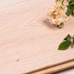 Паркетна дошка Дуб білий глянець браш