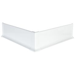 Плинтус алюминий 40 мм белый глянец RAL 9003