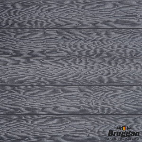 Террасная доска Bruggan Elegant Light 3D Graphite