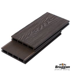 Террасная доска Bruggan Elegant Light 3D Wine brown