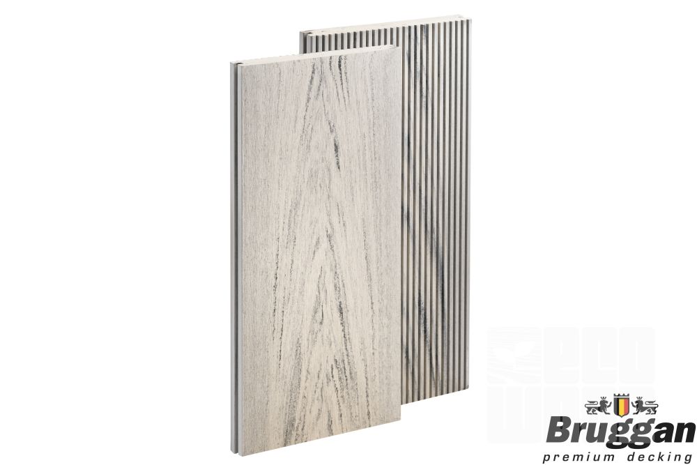 Террасная доска Bruggan Multicolor Smoke White