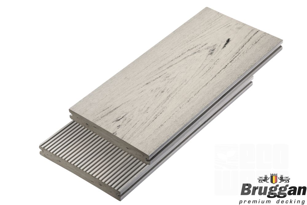 Террасная доска Bruggan Multicolor Smoke White