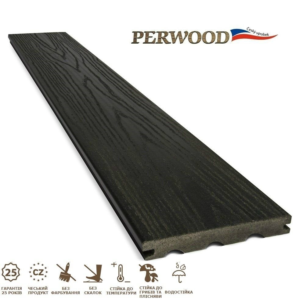 Терасна дошка Perwood City Чорне дерево