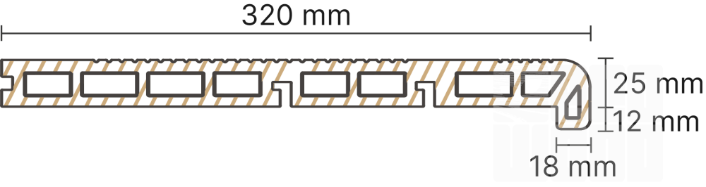 Ступенька Bruggan Copper