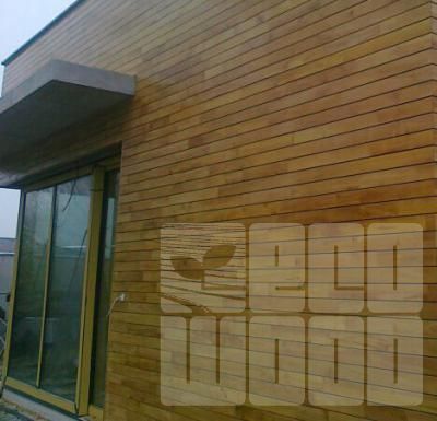 Фасадная доска акация сращенная (ромбус)