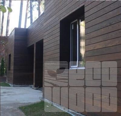 Фасад из термоясеня