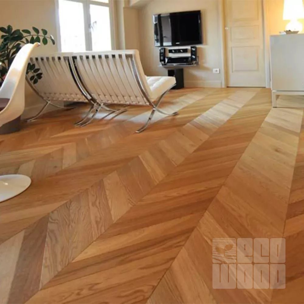 Массивная доска Тик Французская елка