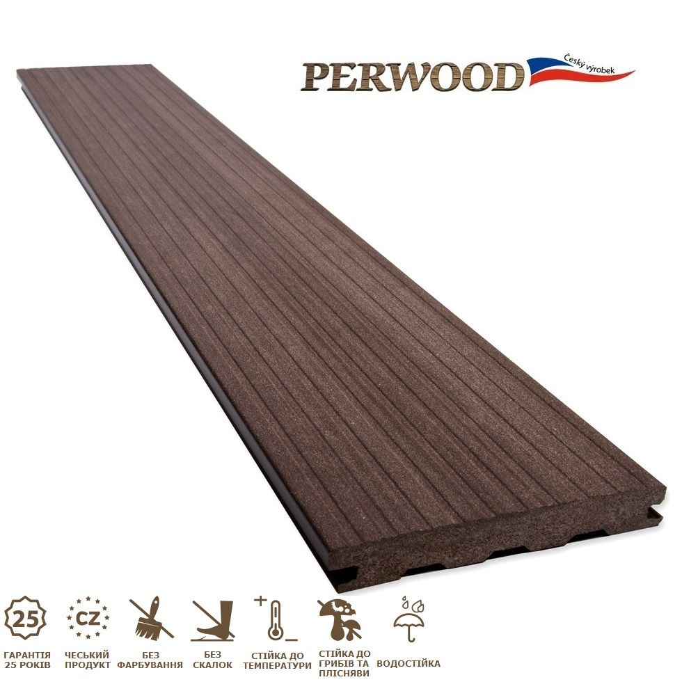 Терасна дошка Perwood Farm Темний каштан