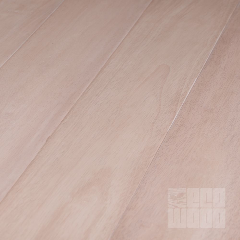 Паркетная доска Гевея гладкая Пудра