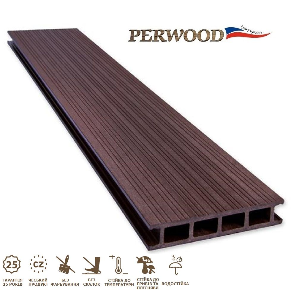 Терасна дошка Perwood Home Темний каштан