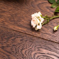 Массивная доска Дуб Темная сукупира браш