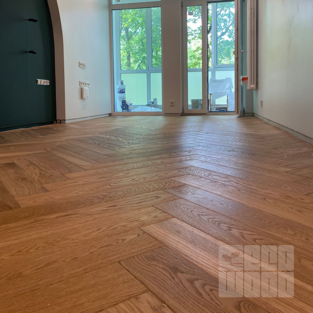 Массивная доска Дуб Сахара