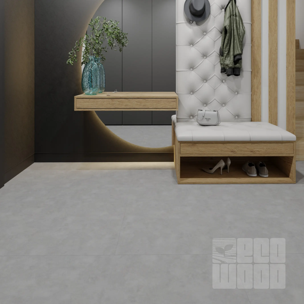 Spectra Floor Светлый бетон Виниловая плитка SPC