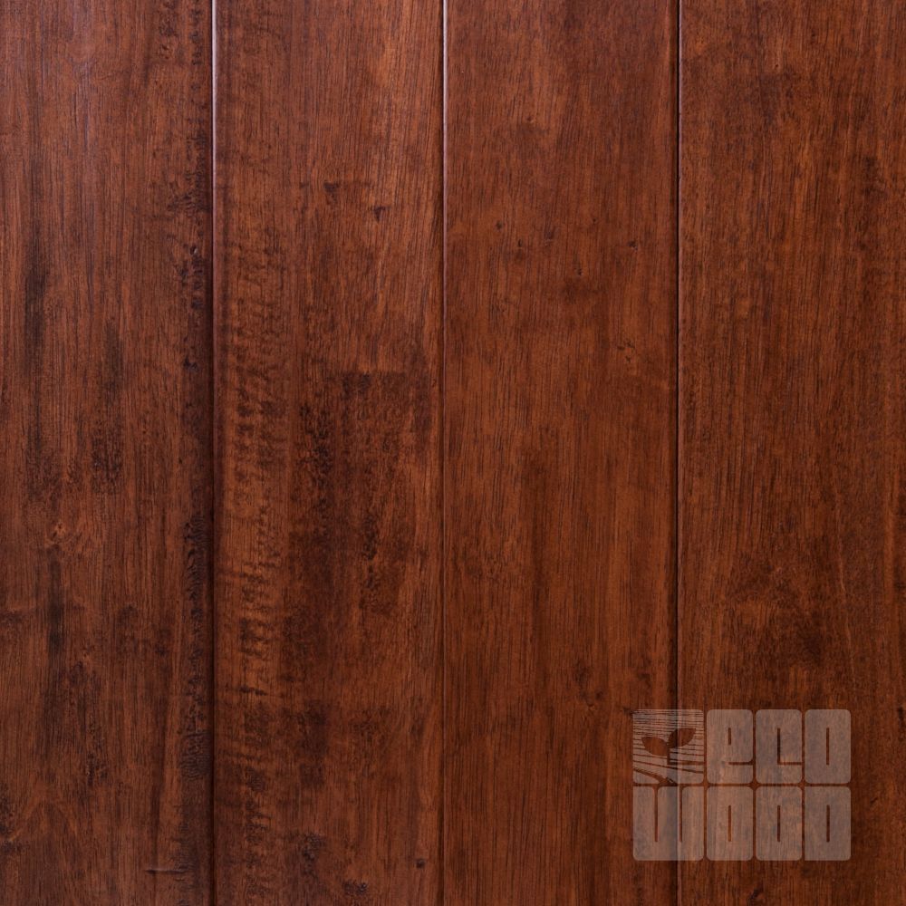 Паркетная доска Гевея cостаренная Ред