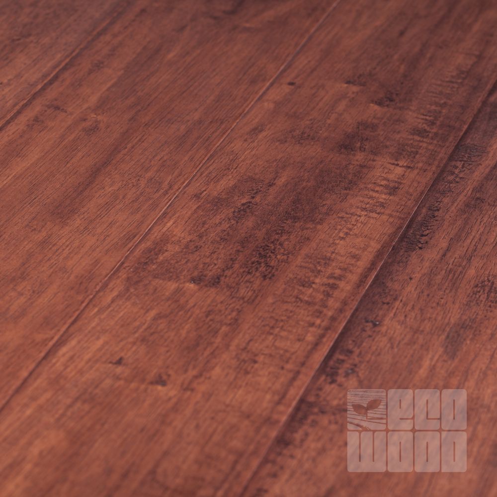 Паркетная доска Гевея cостаренная Ред