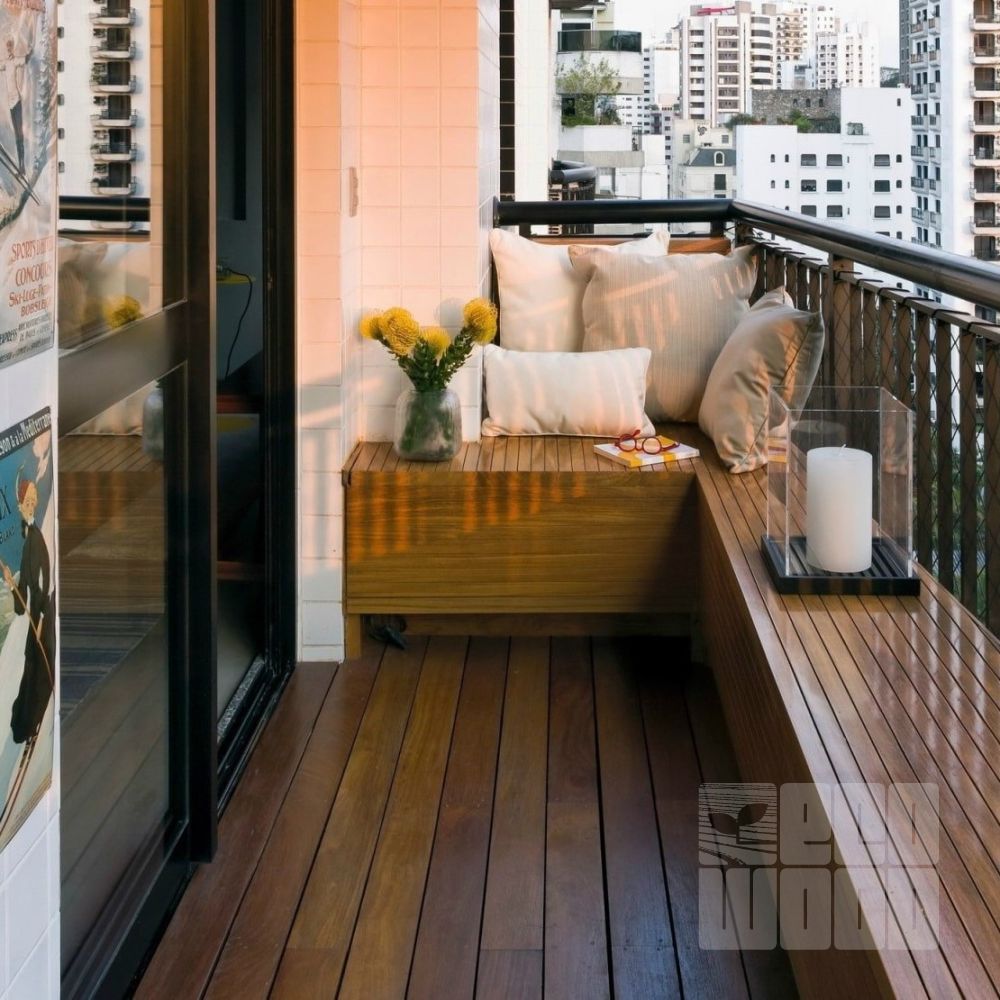 Терраса на балконе