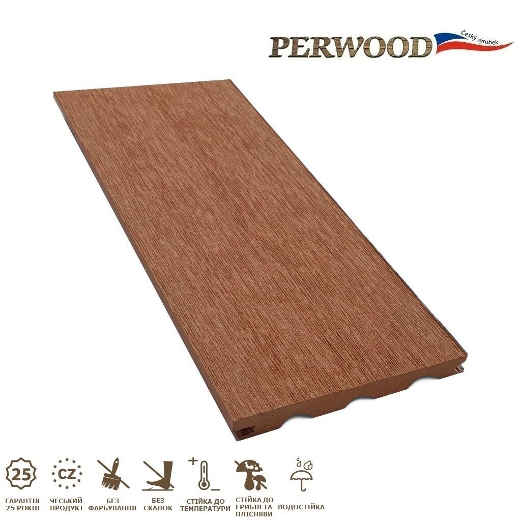 Террасная доска Perwood Western Кирпичный