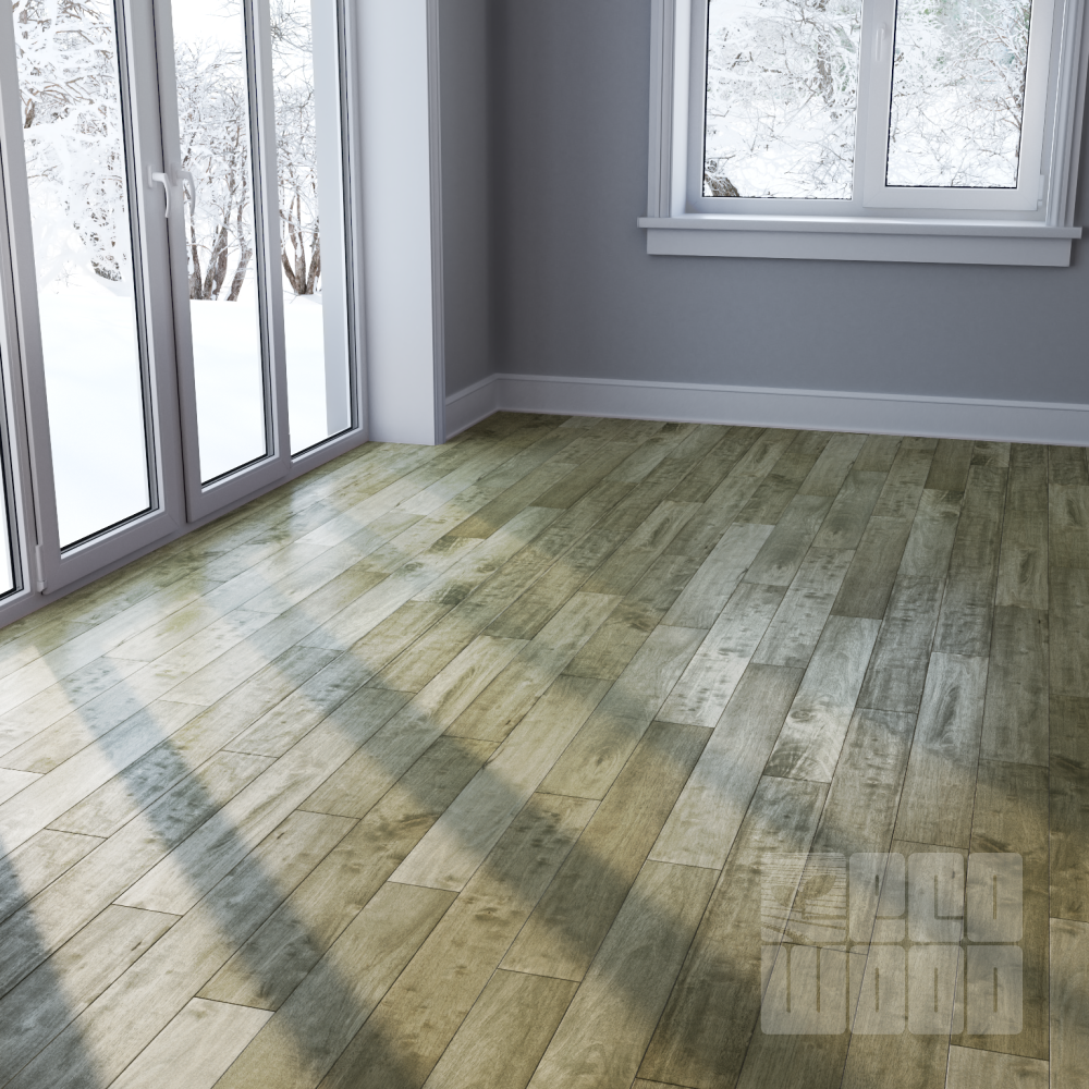 Паркетна дошка Гевея гладка Олива