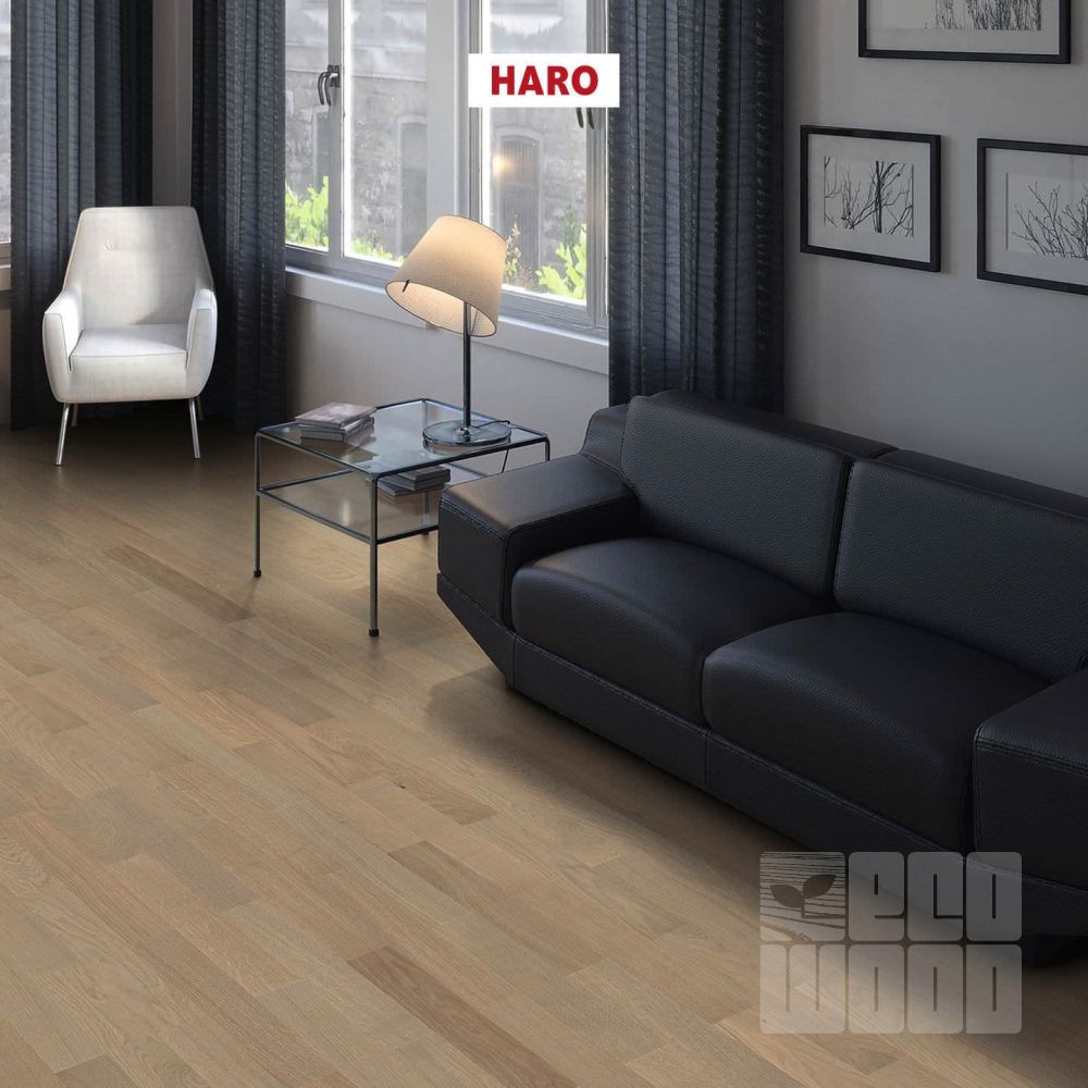 Харо Дуб Пісочно-сірий Haro Oak Sand Grey 547393 Паркетна дошка 