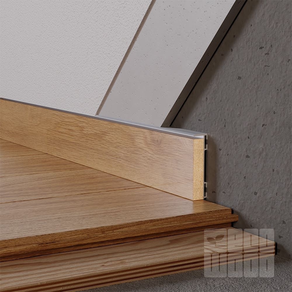 Алюмінієвий профіль прихованого монтажу 60 мм ALU-S6015