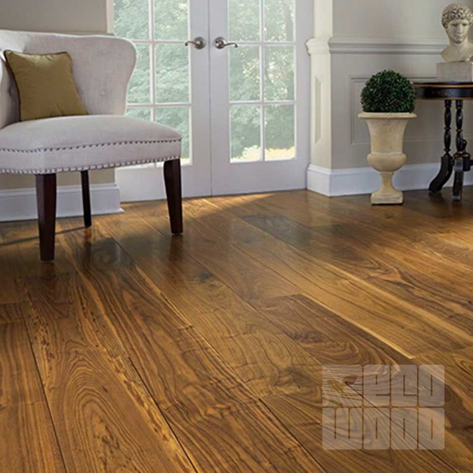 Паркетная доска Американский орех Люкс 1S