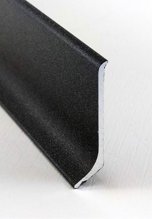 Плинтус алюминий 40 мм антрацит