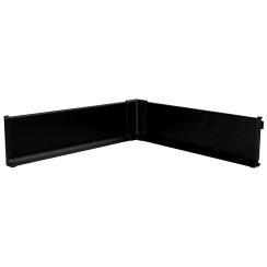 Плінтус алюміній 100 мм чорний матовий