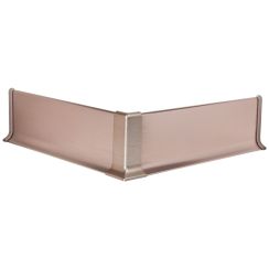 Плінтус алюміній 60 мм мідь браш