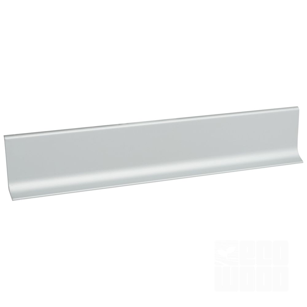 Плинтус алюминий 40 мм серебро