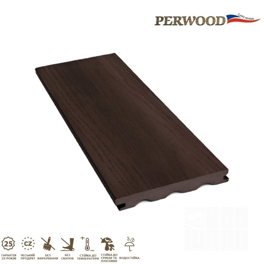 Террасная доска Perwood Country Темный каштан