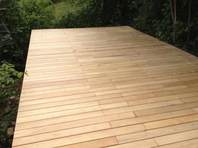 Террасная доска акация белая