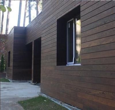 Фасад из термоясеня Фасад из термоясеня