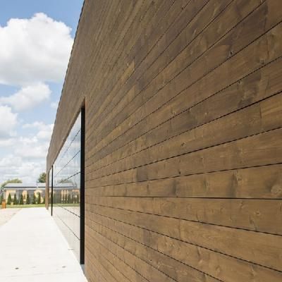 Готовый фасад из термососны