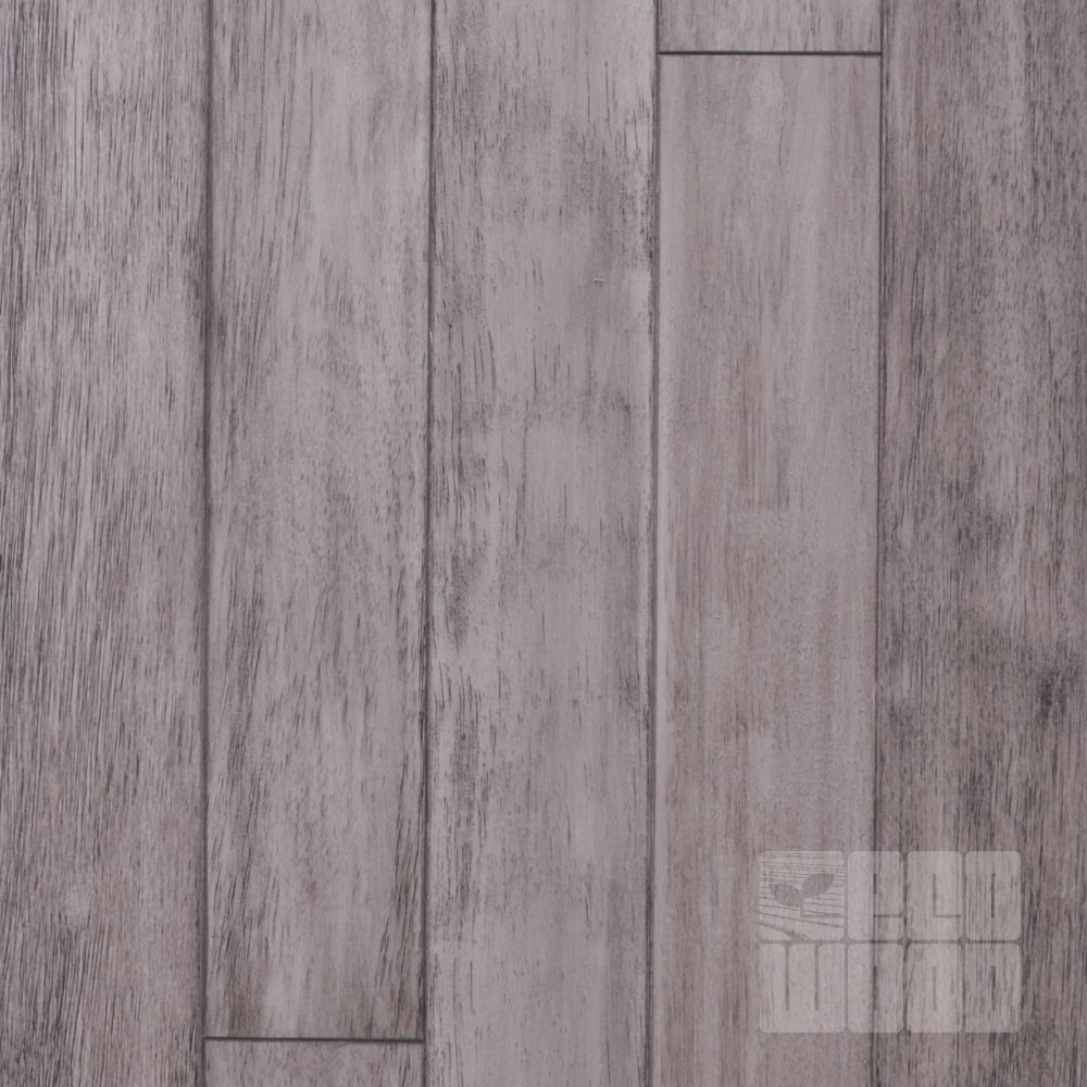 Паркетная доска Гевея Грей Браш гладкая