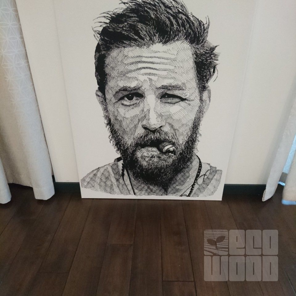 Паркетна дошка Гевея гладка Браун