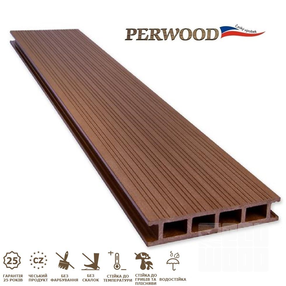 Террасная доска Perwood Home Светлый дуб