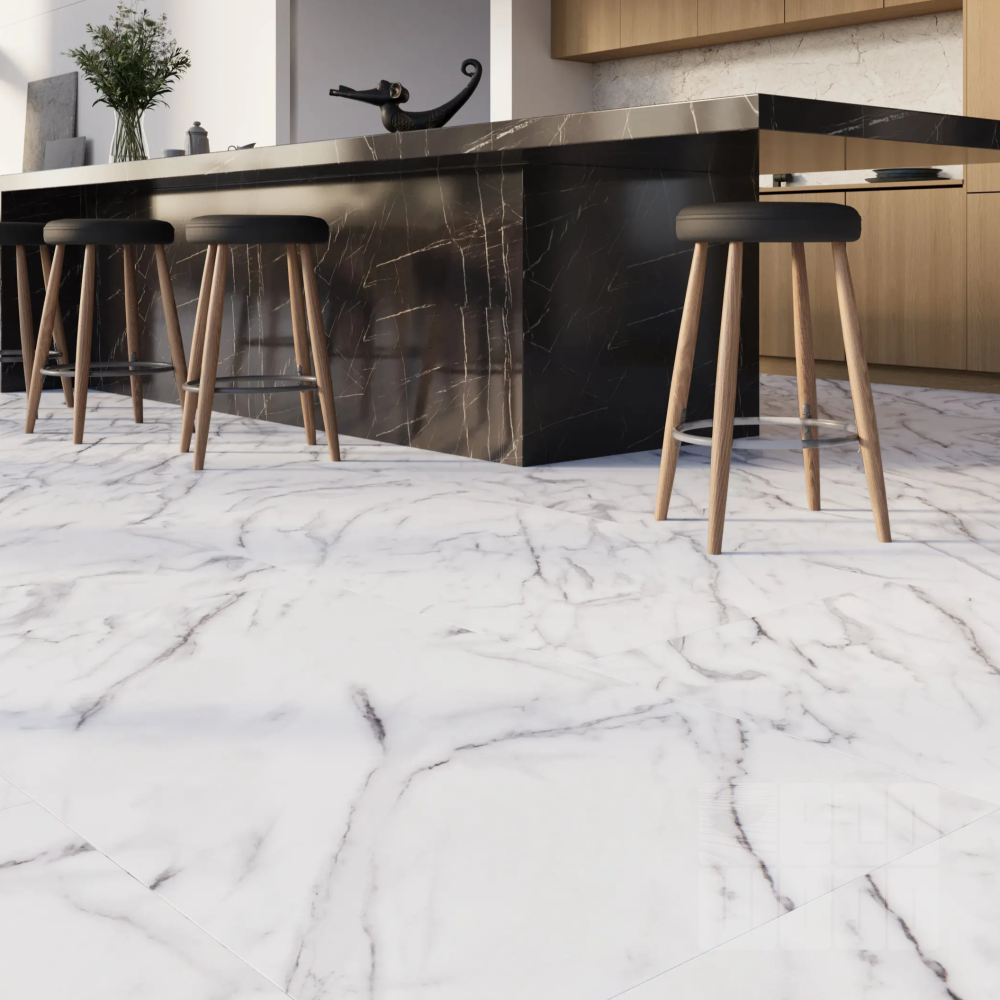 Spectra Floor Мрамор Бьянко Виниловая плитка SPC