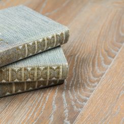 Паркетная доска Дуб "венге+белый" браш