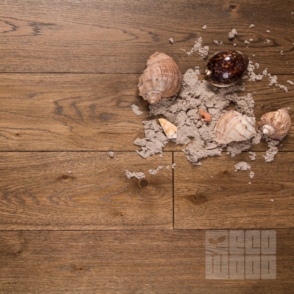 Массивная доска Дуб "венге+золото" браш