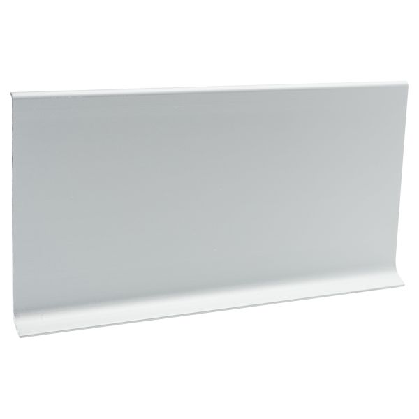 Плінтус алюміній 100 мм срібло