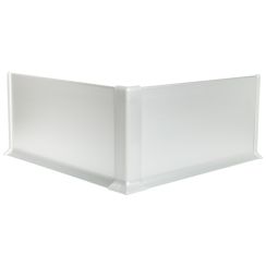 Плінтус алюміній 100 мм срібло